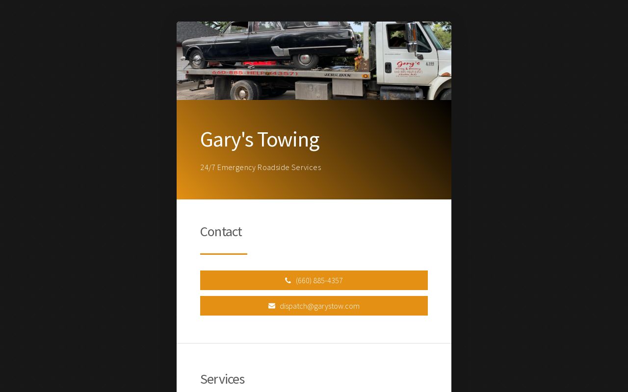 Gary's Towing and Recovery featured image